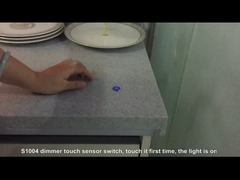 S1004 встроенный сенсорный переключатель для сенсорного прикосновения, длина кабеля 1500 мм, DC12V, 60W максимум, раздельное управление