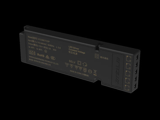 ETSC 36W-12V Ультратонкий постоянный напряжение светодиодный драйвер для синхронизации и настройки CCT